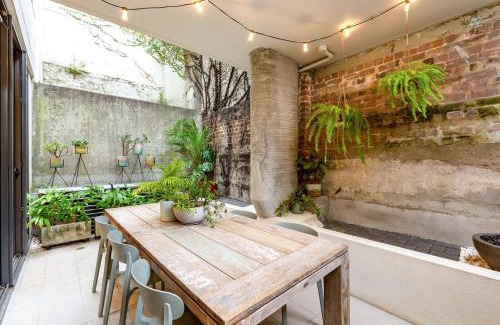 Redfern Apartment | The Green Haven - Lush Industrial Chic Living