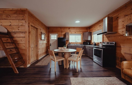 South Bloomingville Cabin | The Hideout - Escape to The Hideout in Hocking Hills, OH! This cozy, pet-friendly cabin offers a private deck by Pine Creek, just minutes from hiking, waterfalls, and caves. Perfect for up to 4 guests. Book your nature-filled getaway today!
