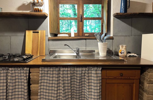 Borgo Val di Taro Cabin | The house in the woods, rustic stone cabin nestled in the chestnut forest