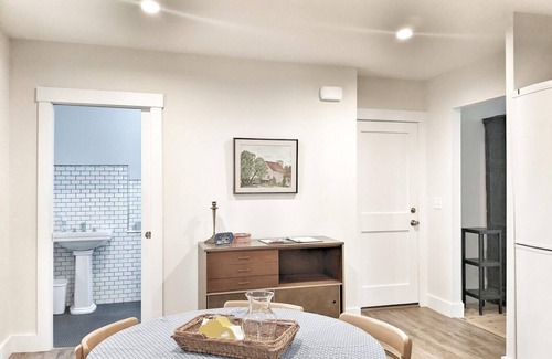 Meredith Apartment | The Lilly Pad. Downtown Meredith, peek-a-boo views of Lake Winnipesaukee!