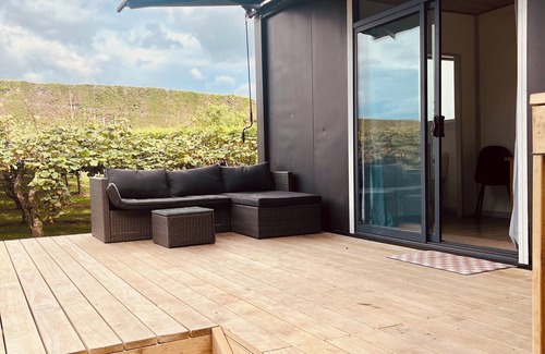 Tauranga Cabin | The Little Getaway - a night in the vines.