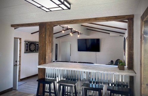 Otto House | The Man Cave. Perfect for traveling workers and a great place for families