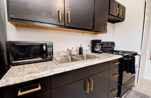 Heart of Lubbock House | ✮The Monochromatic Modern Studio✮Near TTU✮1BD/1Bth