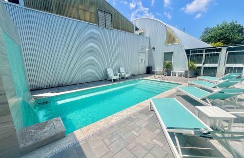 Bywater House | The Moon Quonset Hut Vacation Rental Heated & Chilled Pool
