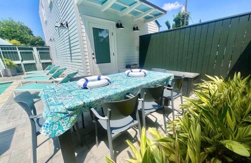 Bywater House | The Moon Quonset Hut Vacation Rental Heated & Chilled Pool