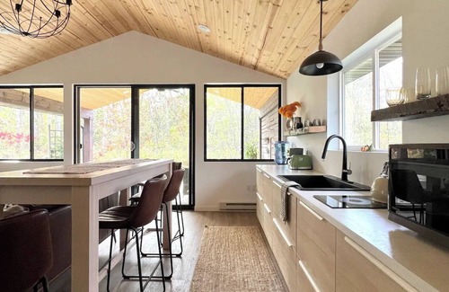 Menomonie House | The Nordic Nest- a unique getaway! Close to trails, Menomonie-Stout- 6 miles