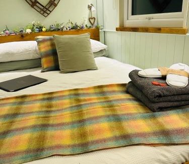 Pen-y-cae House | The original Sleeping Giant Lodge with hot tub & Alpacas