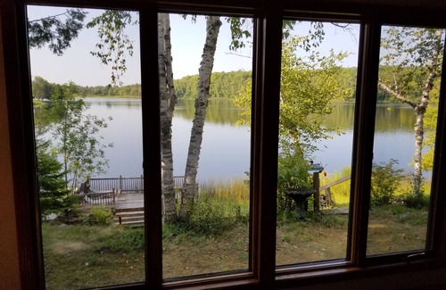 Millersburg Cottage | The Point at Ocqueoc - Quiet Ocqueoc Lakefront Two Bedroom Cottage