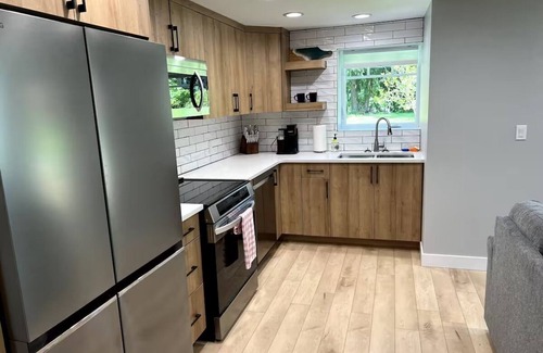 Campbell River Condo | The River's Nook. River front oasis, private entrance, self-contained new suite!
