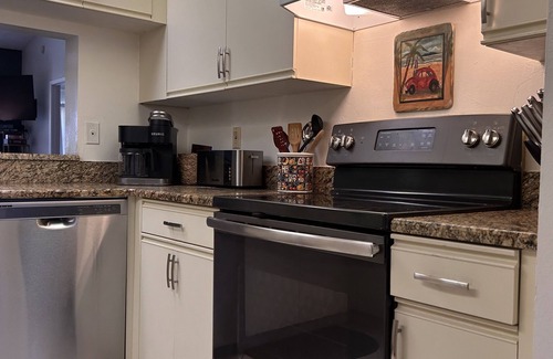 Trailer Estates Condo | "The Salty Sugaree"-6 miles to beach, 1 mile to IMG, & multiple resort pools!