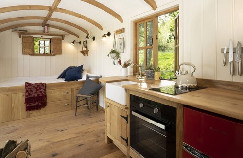 Crowborough Cabin | The Sett Shepherd's Hut at Coes Vineyard, East Sussex