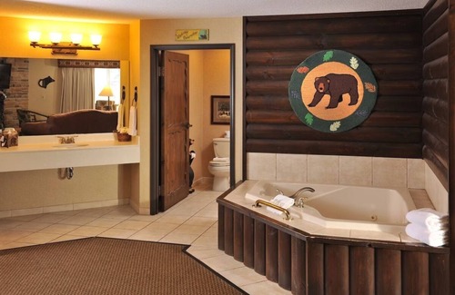 Onalaska Hotel | Theme Suite, Stoney Creek Onalaska, Whirlpool, Living Area | 2 Units