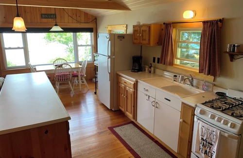 Northfield Cabin | This beautiful cottage is set back 25 feet from Bog Lake in Northfield, Maine!