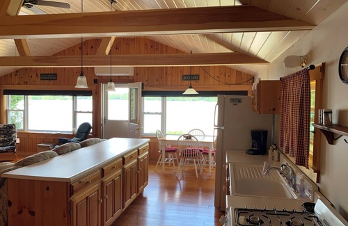 Northfield Cabin | This beautiful cottage is set back 25 feet from Bog Lake in Northfield, Maine!
