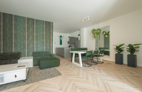 Centrum Apartment | This fully renovated luxury apartment in Roosendaal is perfect for business trips or getaways.