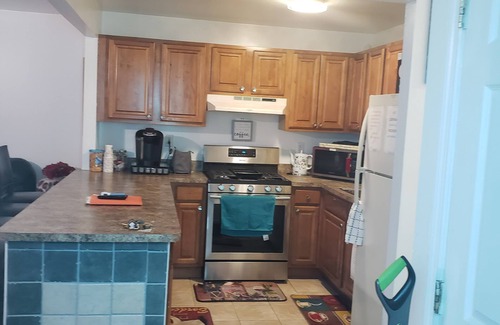 West Bronx House | This room is a simple quiet getaway for a family or a couple.