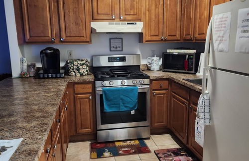 West Bronx House | This room is a simple quiet getaway for a family or a couple.
