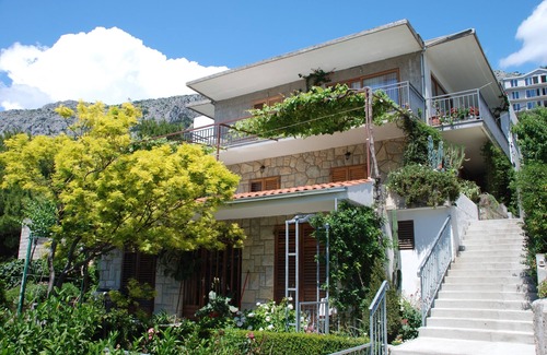 Brela Apartment | Three bedroom apartment with terrace and sea view Brela, Makarska (A-20778-b)