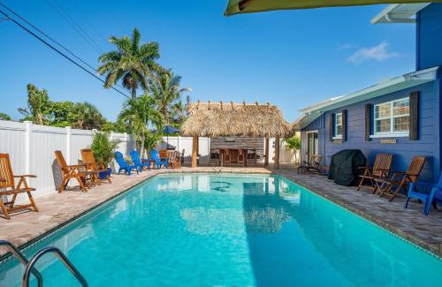 Cocoa Isles House | TIKI BLUE-Fun for Big Groups-Near Beach, Hot Tub, Heated Pool