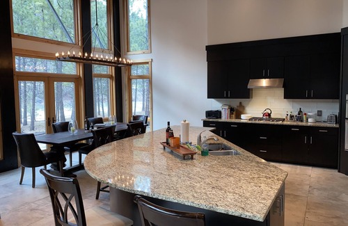 Alberton House | Timber Frame home on Clark Fork River
