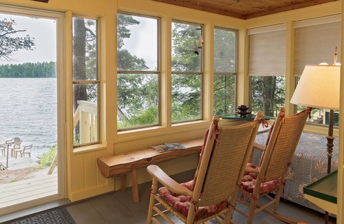 Smithfield Cottage | Timeless Lakefront Cottage with private dock- East Pond Belgrade Lakes Region