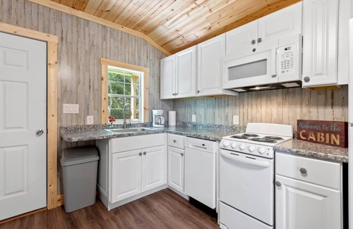Albertville Apartment | Tiny cabin on 10 acres with pond
