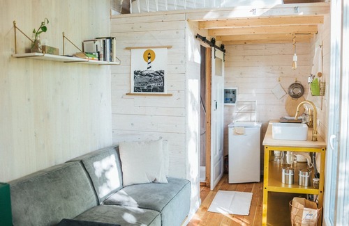 Eggenstein-Leopoldshafen House | Tiny House am Fluss für Zwei