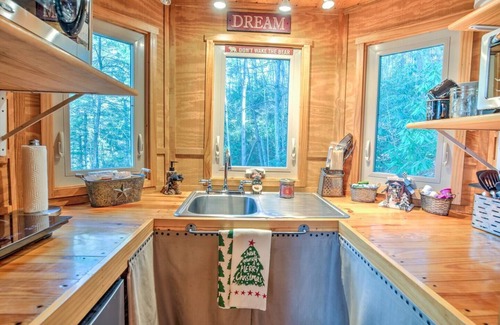 Swannanoa House | Tiny House - Private Mountainside Retreat - Pet Friendly