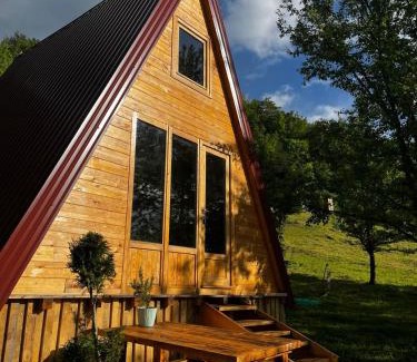 Popov Most Apartment | Tjentiste A-frame cabin