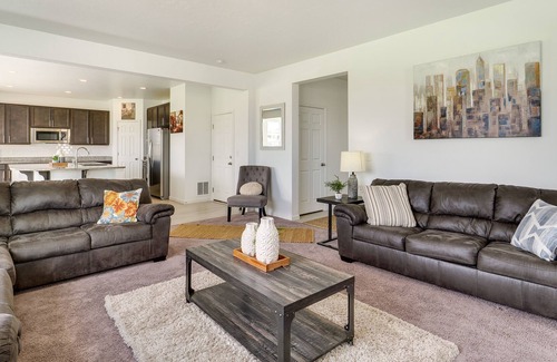 Tooele House | Tooele Vacation Rental w/Mountain Views & Office!