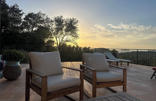 La Garde-Freinet Villa | Top of villa air-conditioned private pool panoramic view