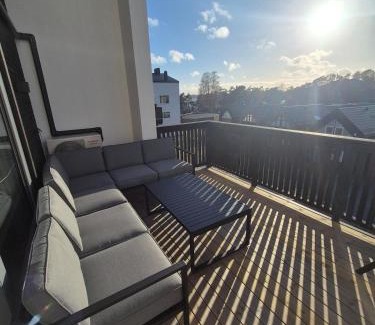 Ny Hellesund Apartment | Toppleilighet i Søgne med innendørs basseng