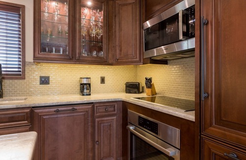 Elkhorn Village House | Townhome with Patio, Decked Area with Outdoor Furniture, and Outdoor Grill