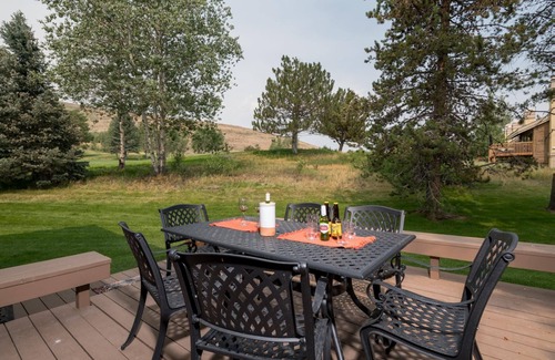 Elkhorn Village House | Townhome with Patio, Decked Area with Outdoor Furniture, and Outdoor Grill