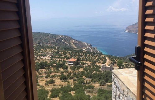 Areopoli Villa | Traditional Villa Tower with fabulous Sea View