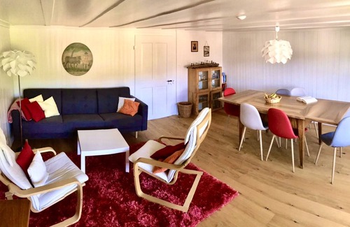 Gais Apartment | Traditionelle Appenzeller Wohnung mit Garten und Spielplatz