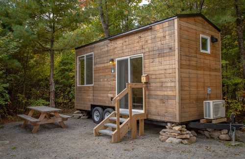 Dorchester Apartment | Trailside Stays - Tiny House in the Woods-Escape to Nature. Robin