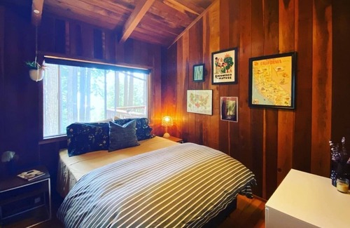 Cazadero House | Tranquil Designer Forest Retreat- hot tub, dog friendly, ocean view, 4bd/ 1ba