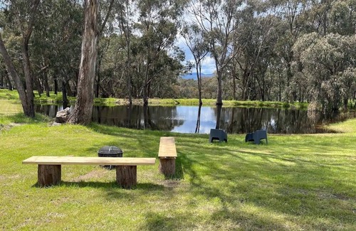 Barjarg Cabin | Tranquil Glamping tent and kitchenette/bathroom