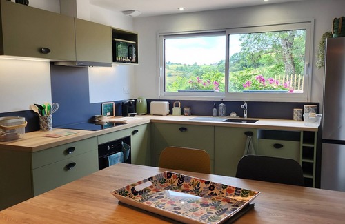 Sebrazac House | Tranquility assured in this bucolic setting overlooking the valley.
