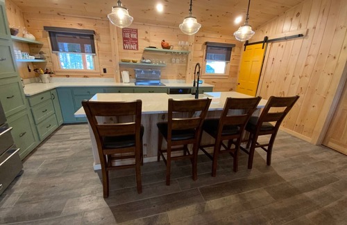 Landaff Cabin | Tranquility: Secluded White Mountains New Build Custom Log Home on 5 acres