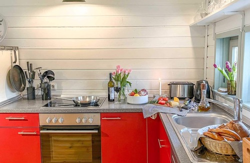 Luckow House | traumHaff® Cozy house of the boatmen, private NORDICSPA, fireplace, rowing boat