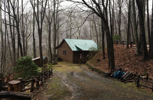 Cataloochee Ranch Cabin | Treetop is a private and tranquil cabin retreat minutes from Cataloochee