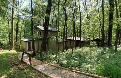 Highland  Vermillion County Cabin | Treetops Cabin in the Woods!
