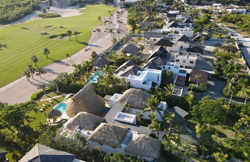 Punta Cana Villa | Tropical Golf View Villa. Steps to the ocean with a Gym and Theater-game room.