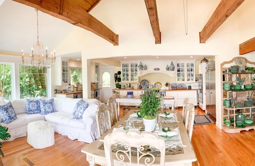 Aripeka House | Tropical Palm Island Paradise Over 6 Acres with Secluded Pool & White Sand Beach