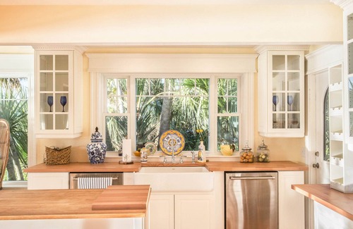 Aripeka House | Tropical Palm Island Paradise Over 6 Acres with Secluded Pool & White Sand Beach
