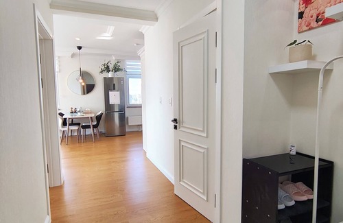 Downtown Ulaanbaatar Apartment | Tsengeldekh Chic 1 BR Apt Queen bed Mountain view