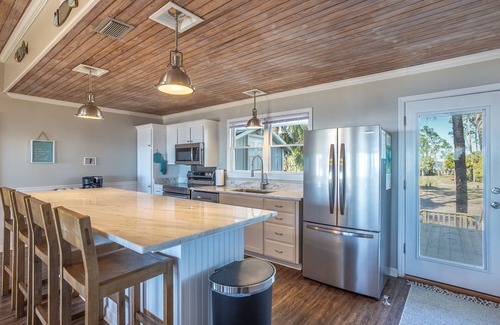 Alligator Point House | "Tucked Away" Private Beachfront Home in Secluded Area