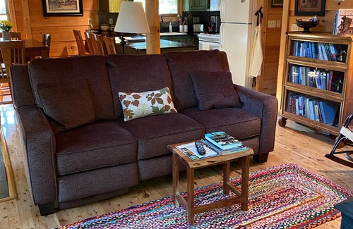 Monteagle Cabin | Tucked Inn is a cozy cabin located in Monteagle, Tennessee.